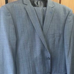 Men blue suit